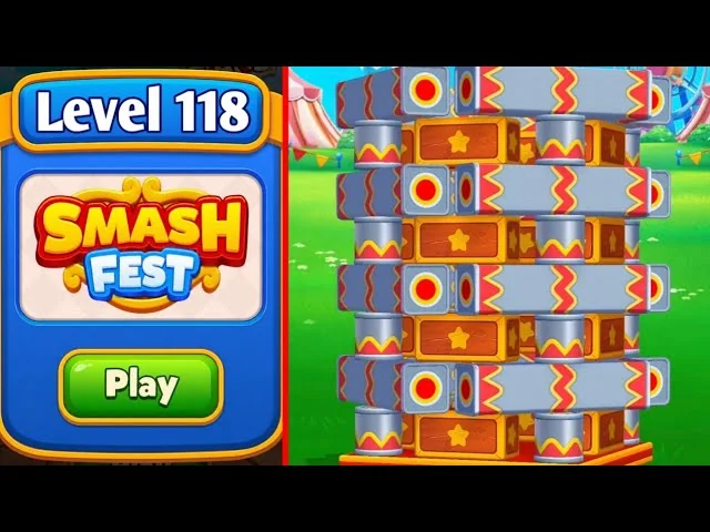 Smash Fest Level 118 board