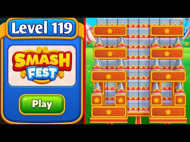 Smash Fest Level 119 board layout