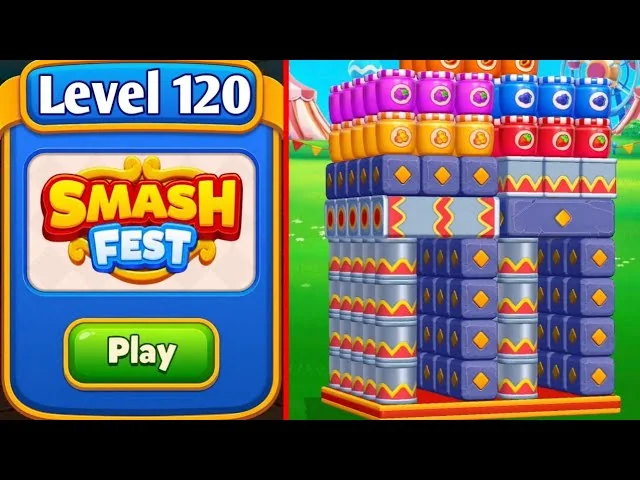 Smash Fest Level 120 board layout