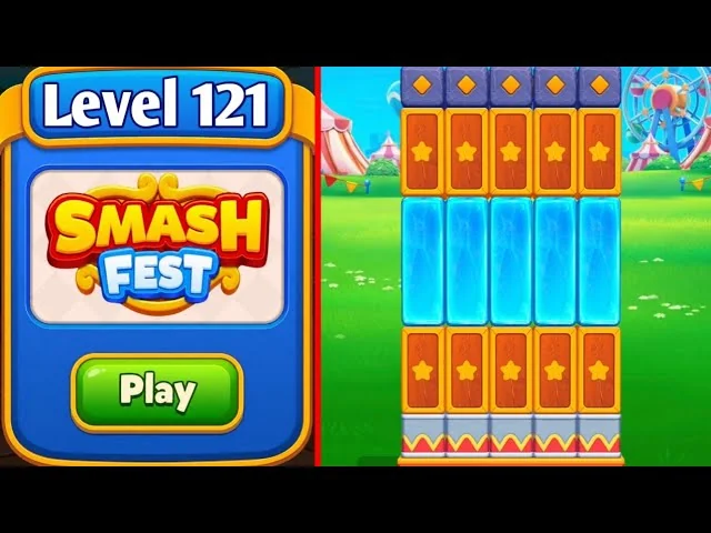 Smash Fest Level 121 board layout
