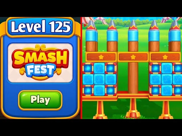 Smash Fest Level 125 board