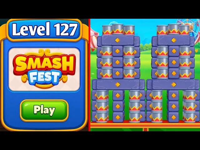 Smash Fest Level 127 board