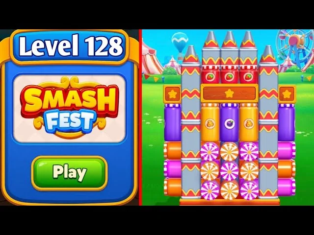 Smash Fest Level 128 board layout