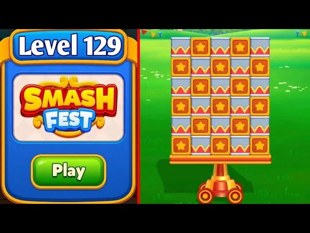 Smash Fest Level 129 board layout