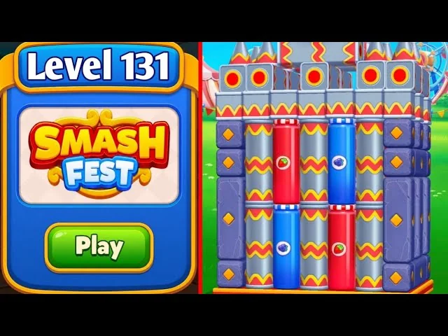 Smash Fest Level 131 board layout