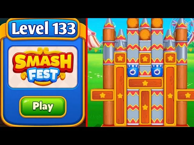 Smash Fest Level 133 board layout