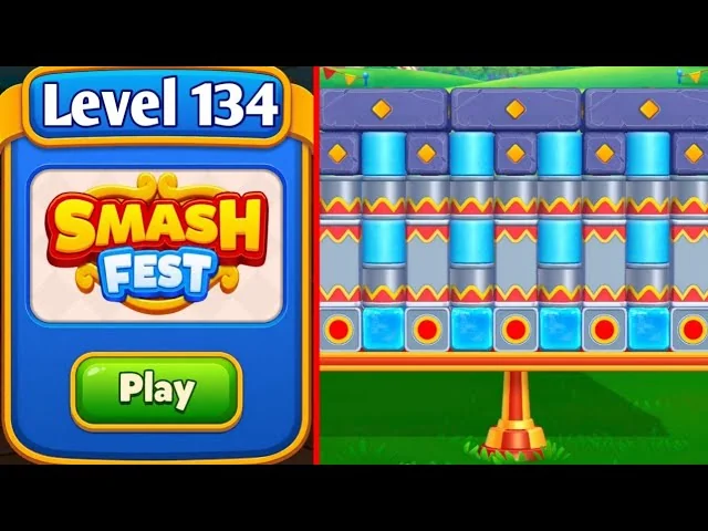 Smash Fest Level 134 board layout