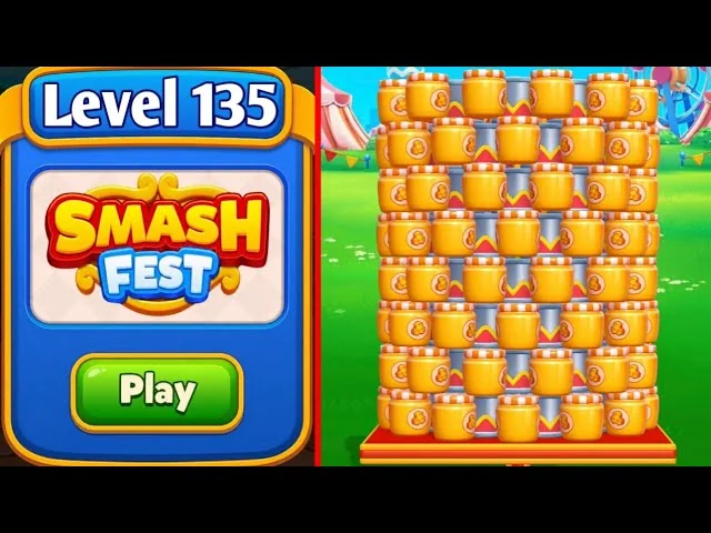 Smash Fest Level 135 board layout