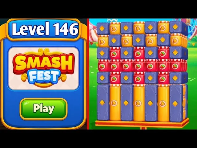 Smash Fest Level 146 board layout