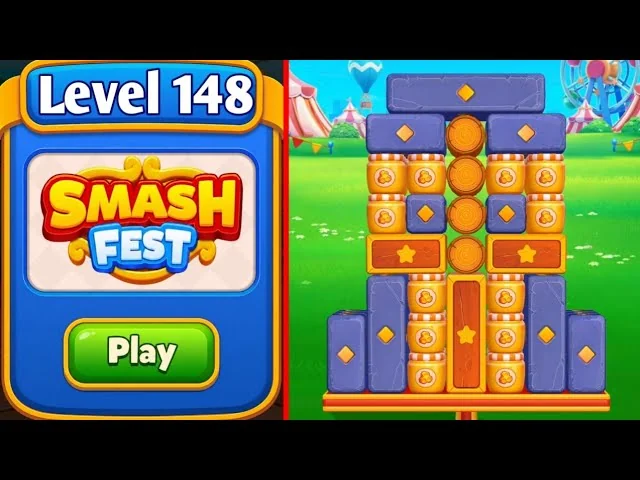 Smash Fest Level 148 board layout