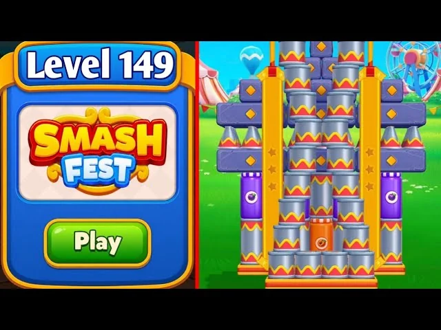Smash Fest Level 149 board layout