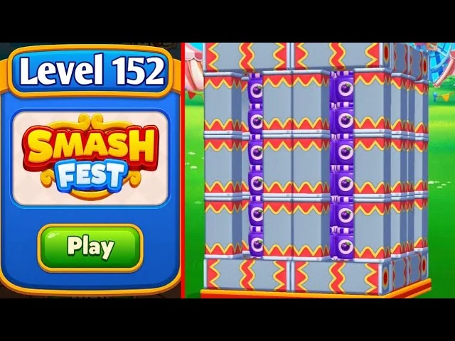 Smash Fest Level 152 board layout