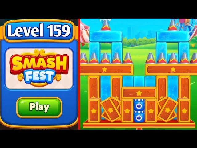 Smash Fest Level 159 board layout
