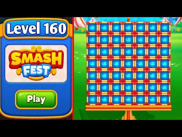 Smash Fest Level 160 board layout