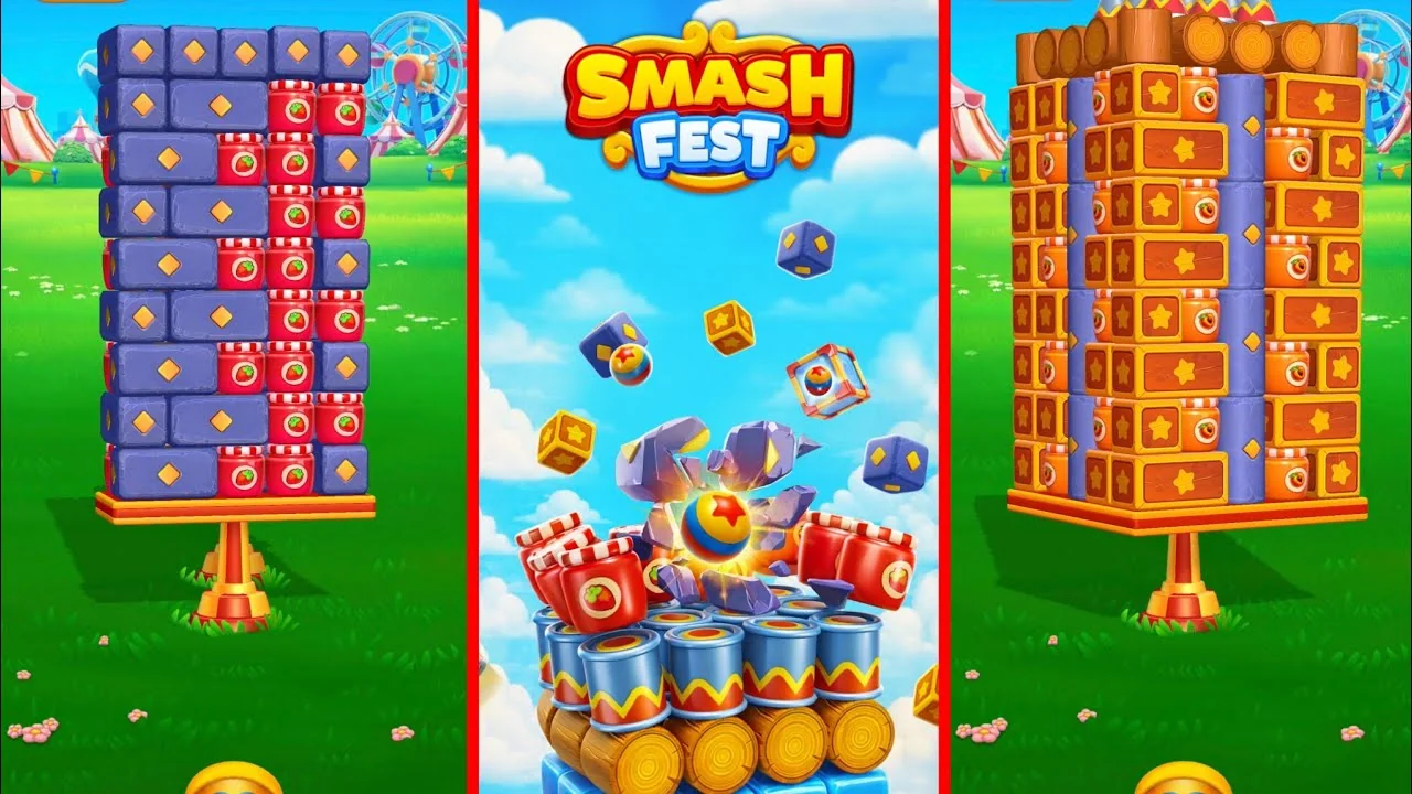 Smash Fest Level 161 board layout