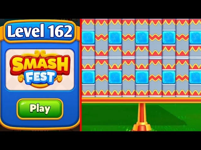 Smash Fest Level 162 board layout