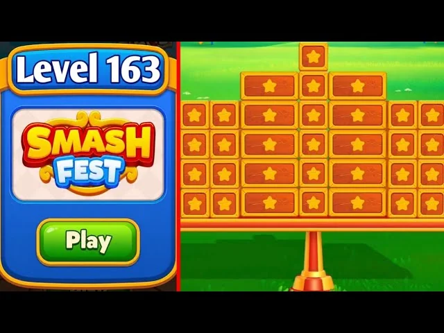 Smash Fest Level 163 board layout