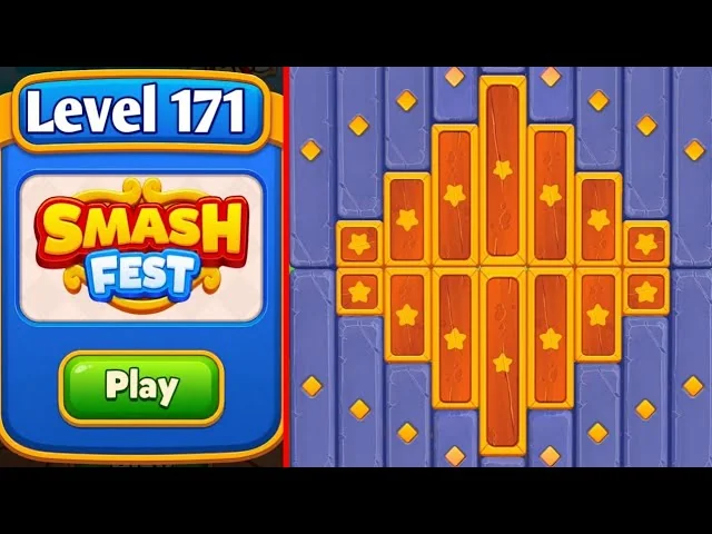 Smash Fest Level 171 board