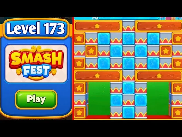 Smash Fest Level 173 board layout