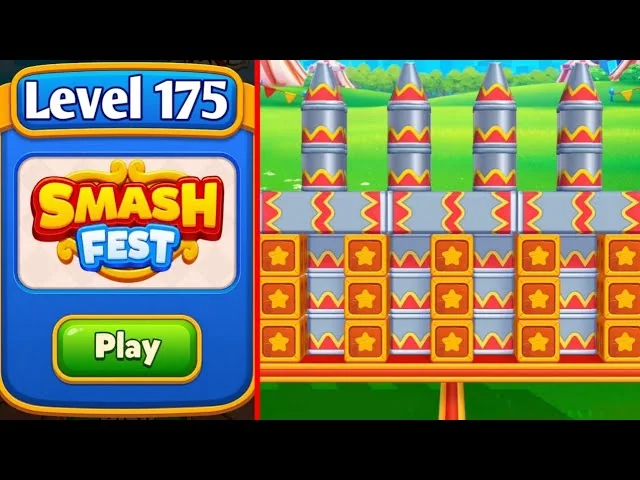 Smash Fest Level 175 board layout