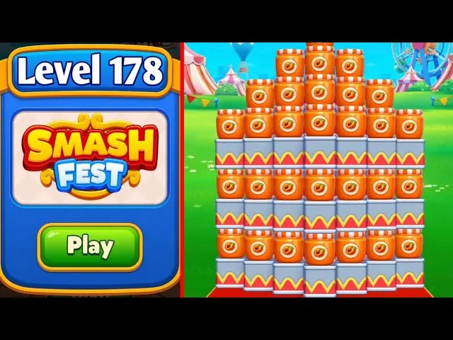 Smash Fest Level 178 board layout