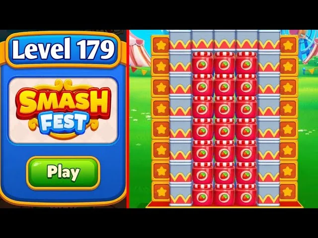 Smash Fest Level 179 board