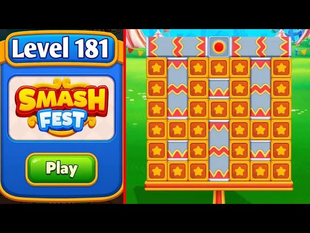 Smash Fest Level 181 board layout