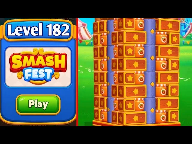 Smash Fest Level 182 board layout