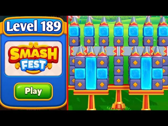 Smash Fest Level 189 board layout