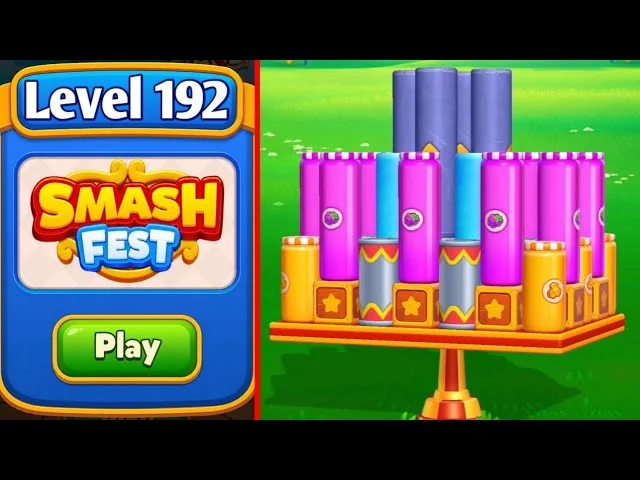 Smash Fest Level 192 board layout