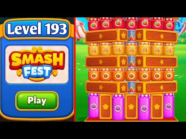 Smash Fest Level 193 board layout