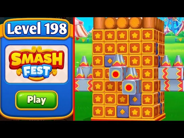 Smash Fest Level 198 board