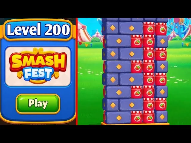 Smash Fest Level 200 board layout