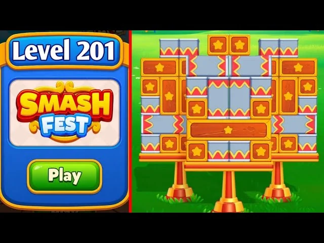 Smash Fest Level 201 board layout