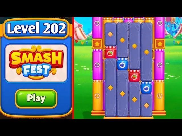 Smash Fest Level 202 board layout