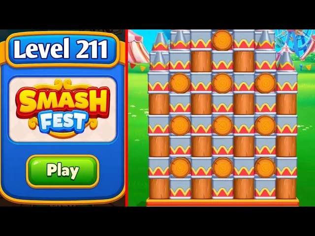 Smash Fest Level 211 board layout