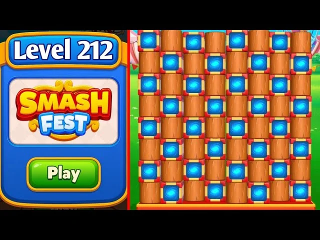 Smash Fest Level 212 board layout