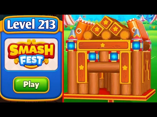 Smash Fest Level 213 board