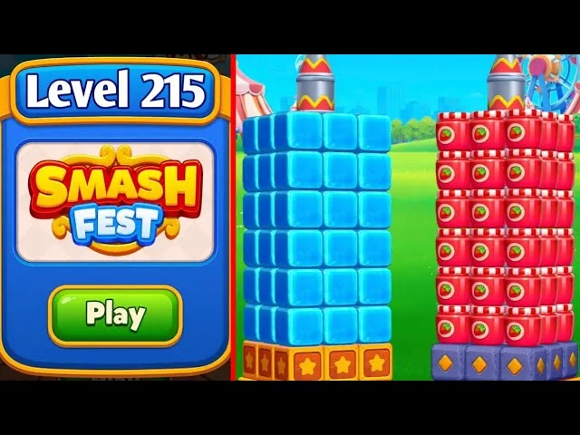 Smash Fest Level 215 board