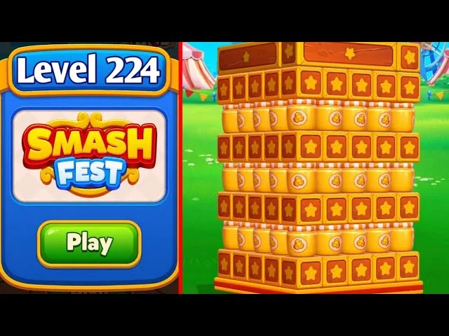 Smash Fest Level 224 board