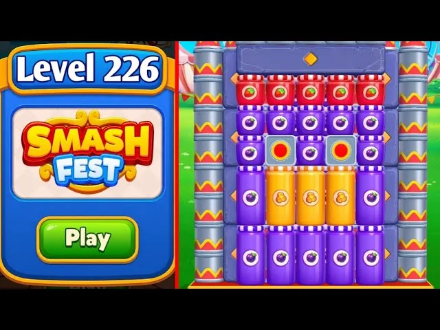Smash Fest Level 226 board