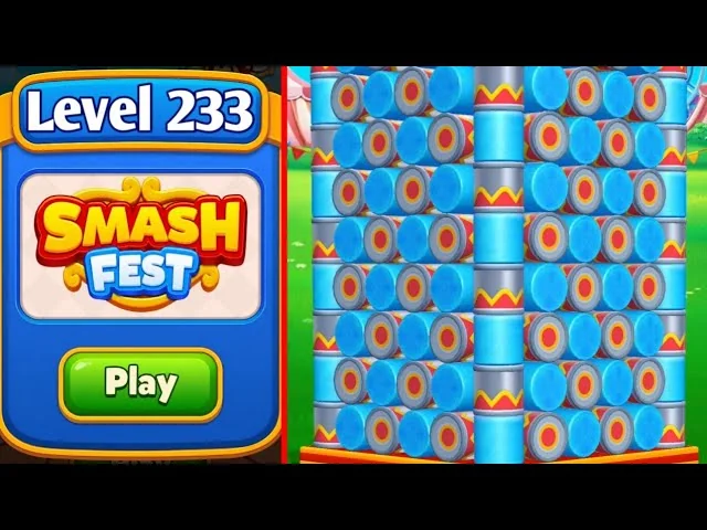 Smash Fest Level 233 board layout