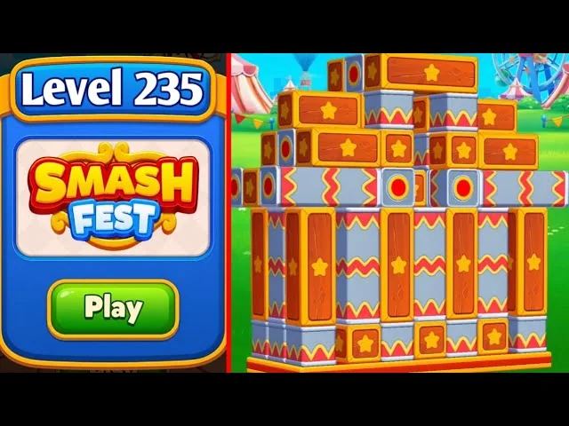 Smash Fest Level 235 board layout