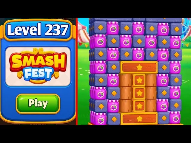 Smash Fest Level 237 board layout