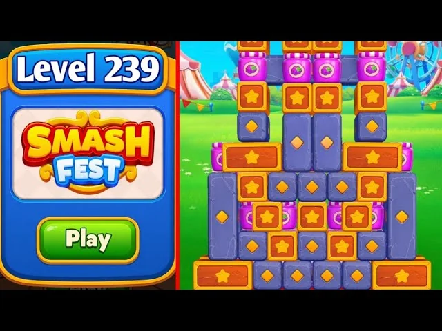 Smash Fest Level 239 board layout