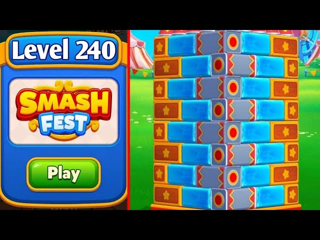 Smash Fest Level 240 board layout