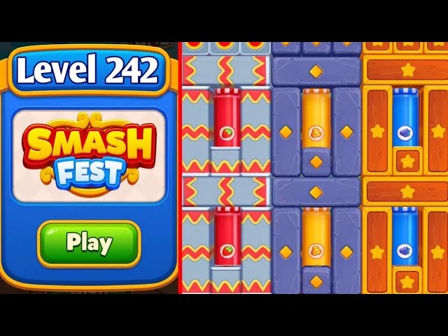 Smash Fest Level 242 board