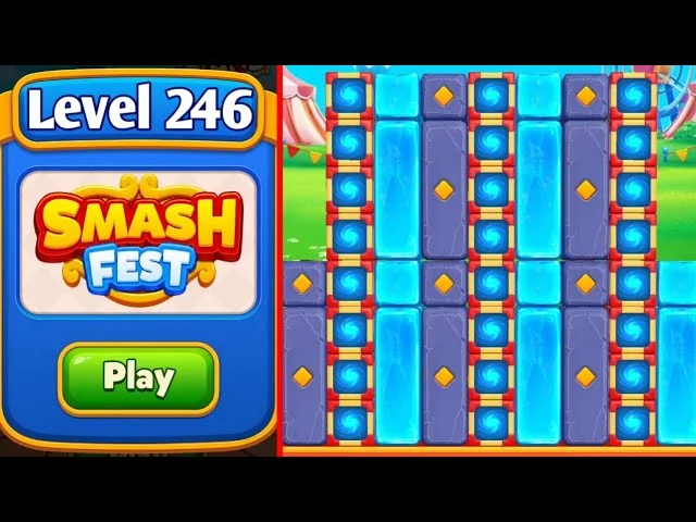 Smash Fest Level 246 board layout