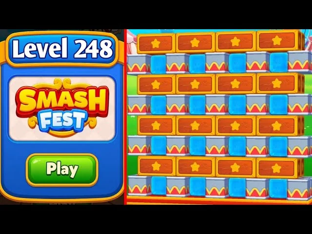Smash Fest Level 248 board