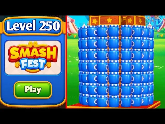Smash Fest Level 250 board
